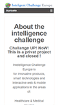 Mobile Screenshot of intelchallenge.eu